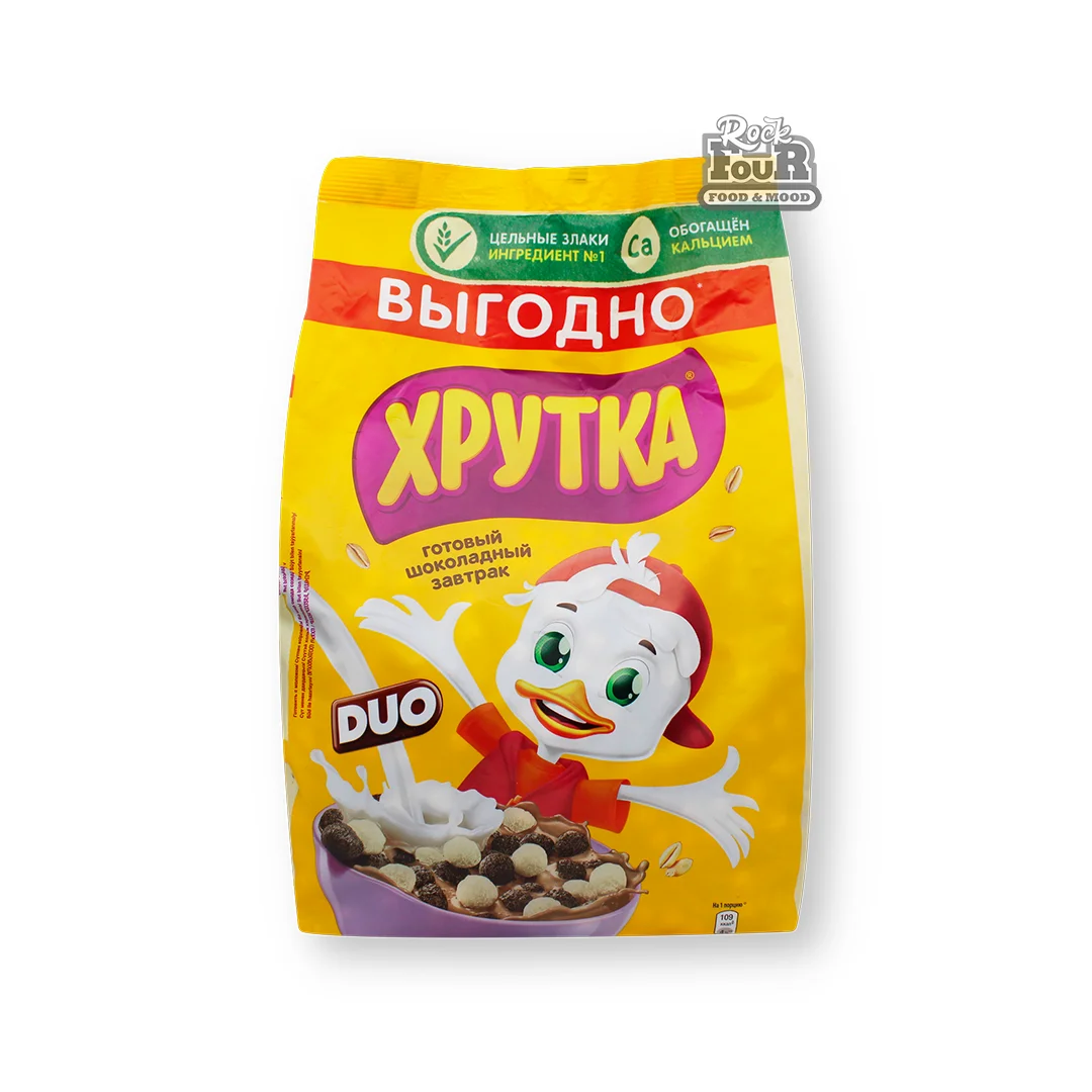 Շոկոլադային պատրաստի նախաճաշ «Хрутка Duo» 460գ